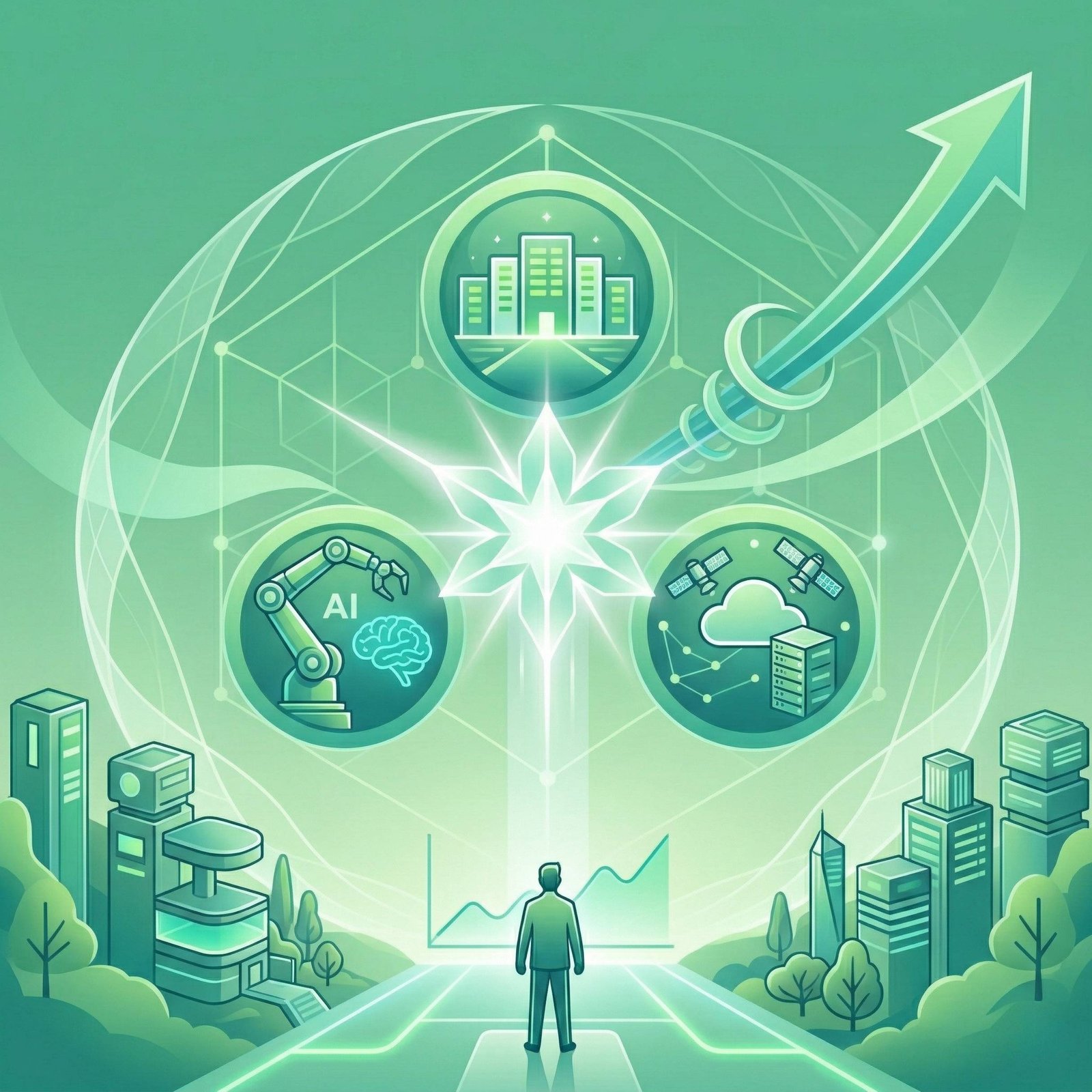 Technology excellence illustration